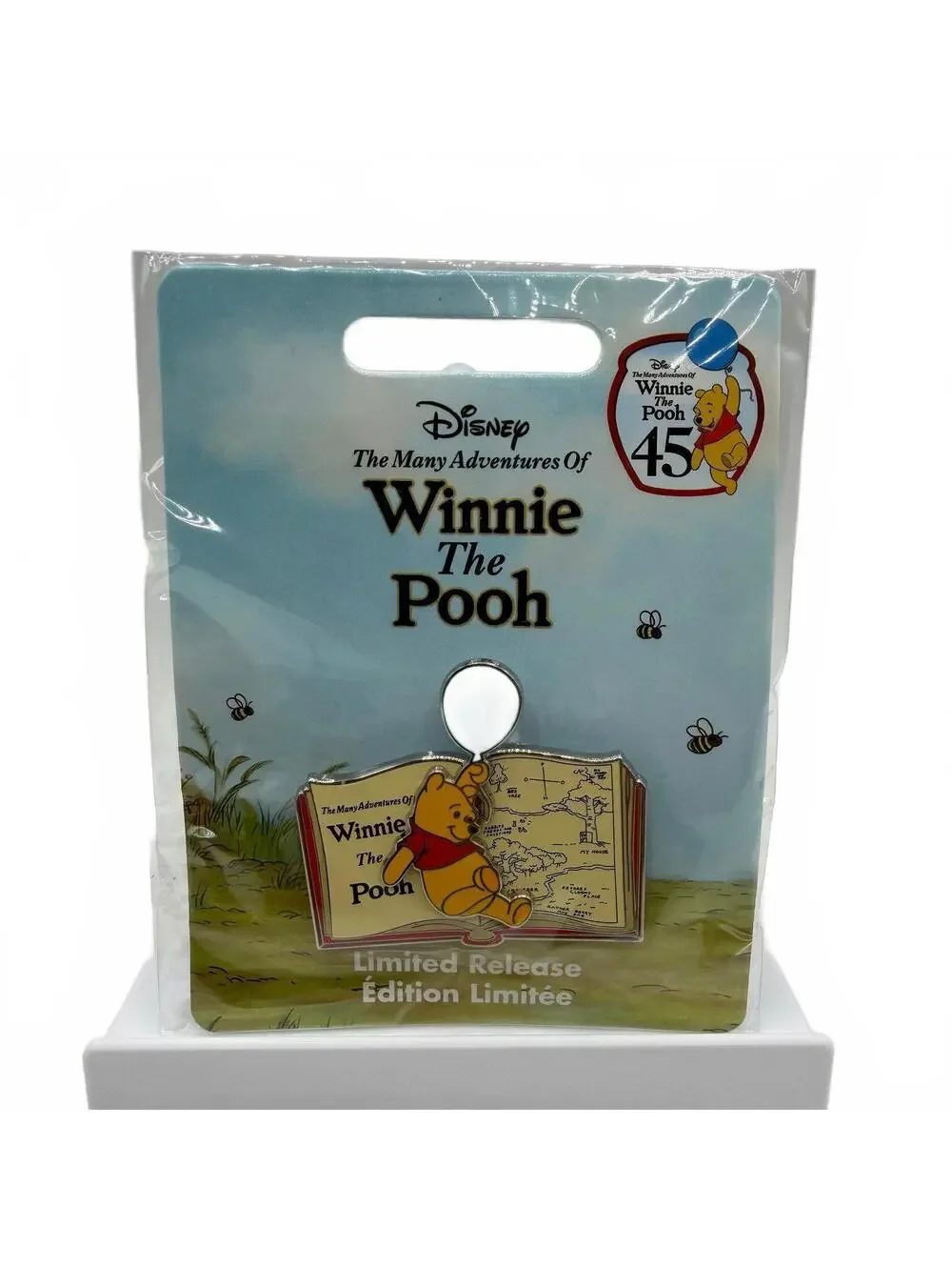 Disney Pin - The Many Adventures of Winnie The Pooh 45th Anniversary